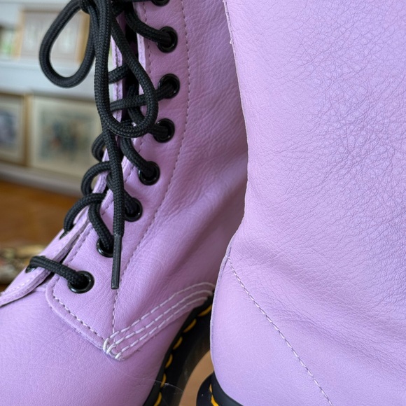 Dr. Martens Purple Classic Boots - Picture 3 of 9